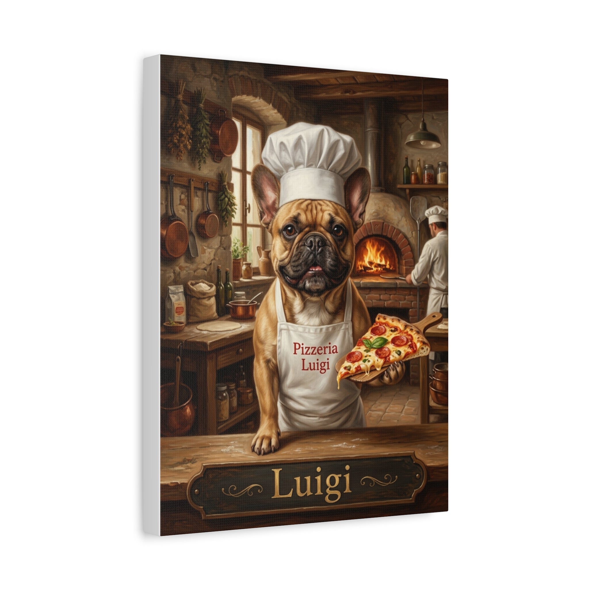 The Chef | Custom Dog Portrait Canvas