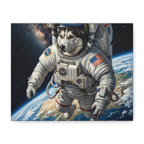 Astronaut Dog Portrait