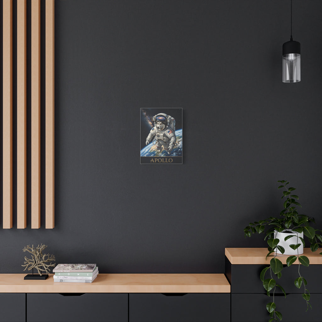 The Astronaut | Custom Dog Portrait Canvas
