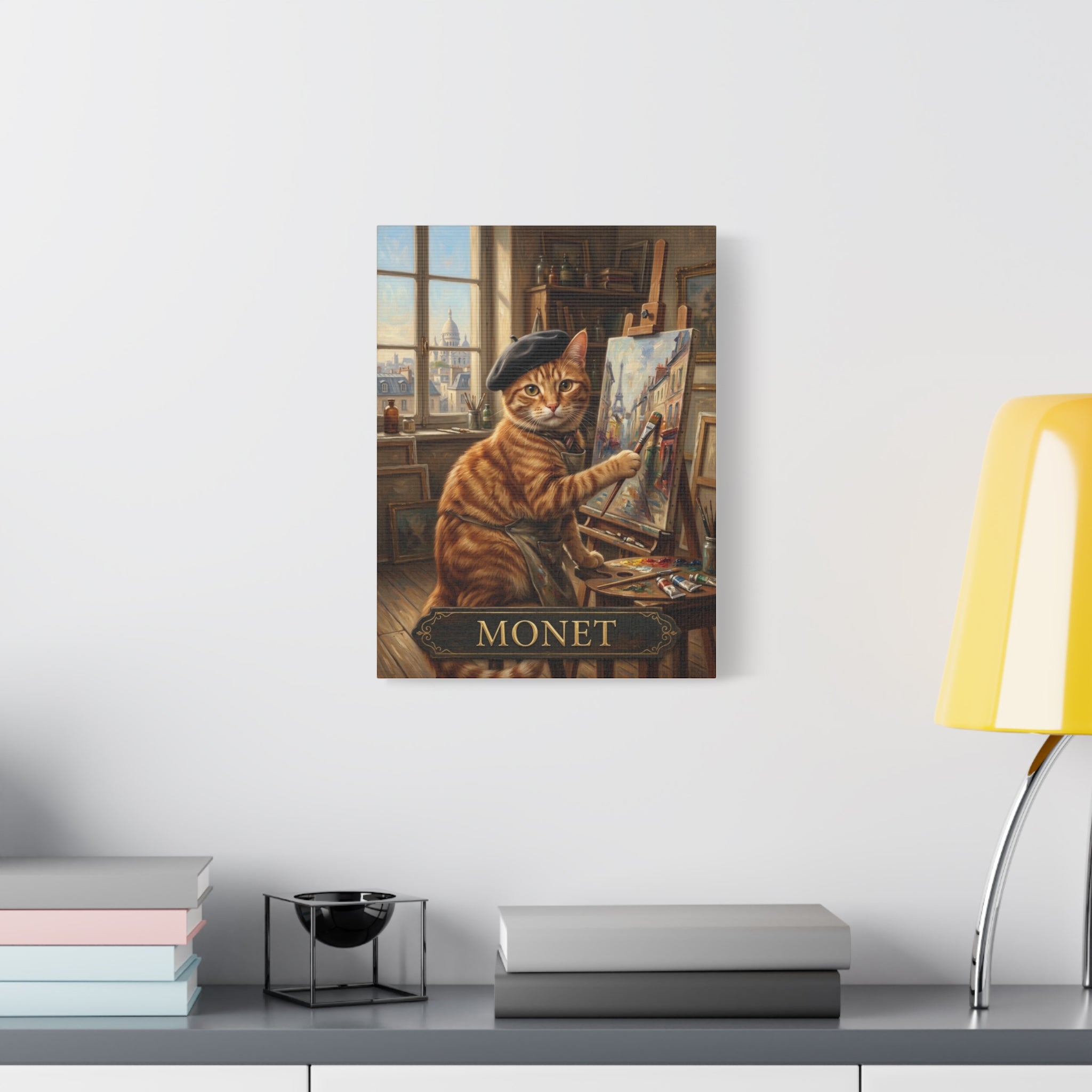 The Artist | Custom Cat Portrait Canvas