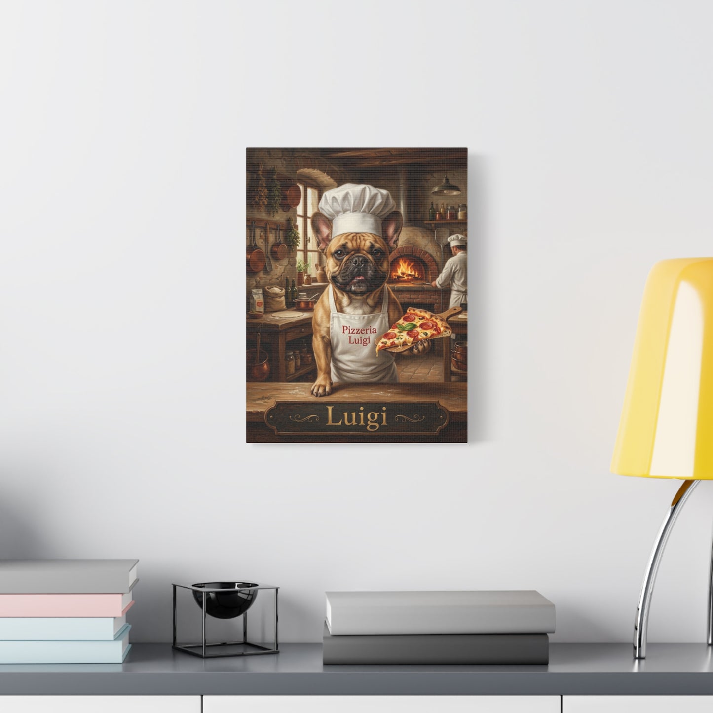 Custom Pet Portrait Canvas | Chef Dog Wall Art | Personalized Gift for Dog Lovers