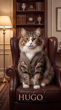 Hugo Cat Portrait