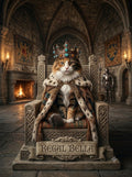 Regal Bella cat custom canvas portrait