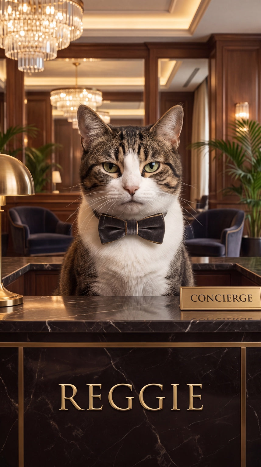 Reggie Cat Portrait